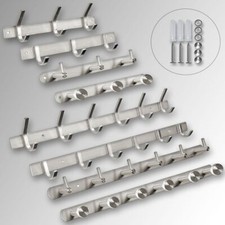 Hakenleiste Garderobenhaken Wandhaken  Kleiderhaken Edelstahl Haken 3 4 5 6 8 10