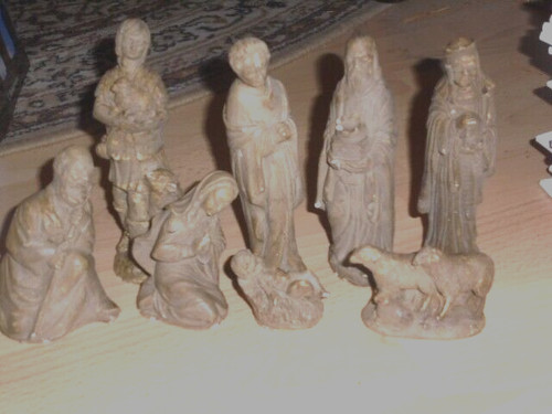 Alte krippenfiguren - alte,