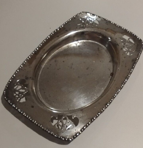 Vintage silber teller - vintage,