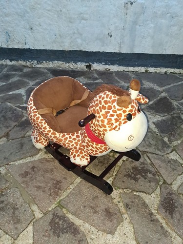 Schaukelpferd plüsch giraffe - schaukelpferd,