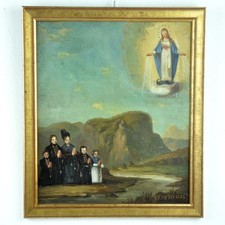 EX VOTO,  Votivbild 32/38 cm