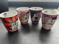 Set 4 Tassen Liebe ist ... Tasse Tee-Tasse Kaffee-Becher Kakao-Becher
