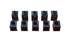 10 x LEGO Technic Stein 6541 Lochbalken 1x1  schwarz