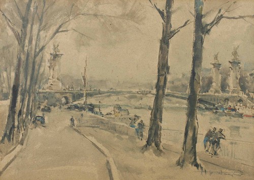 Wagner antikes aquarell - wagner,
