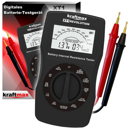 Kraftmax batterietester xt1 - kraftmax,