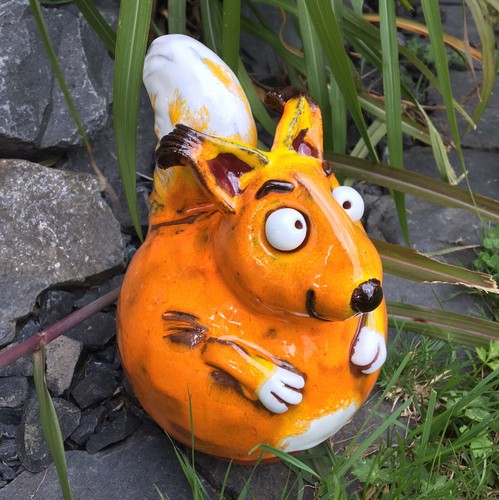 Keramik eichhörnchen - keramik,