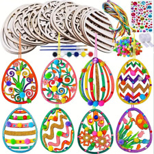 Oster Basteln Kinder Holz Ostereier Zum Bemalen 109 Stück Bastelsets Kinder Holz
