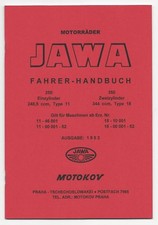 Fahrer - Handbuch, JAWA 250 - 350 ccm,  A 5,