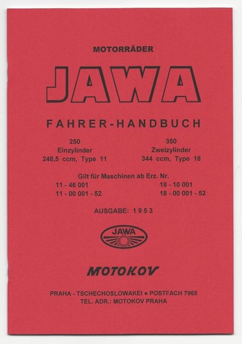 Fahrer handbuch jawa 250 - jawa,