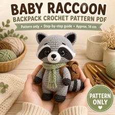 Baby Waschbär Strickanleitung