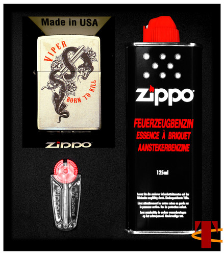 Zippo set viper revolver - set,