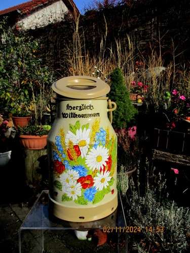 Bodenvase milchkanne - bodenvase,