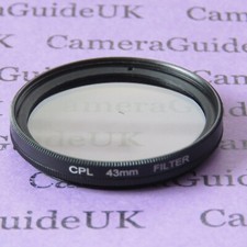 CPL 43mm Polfilter für Canon