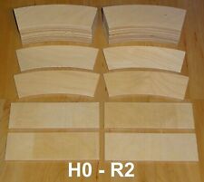 Auffahrt-Set Spur H0 für R2 / 30-teilig für Gleiswendel