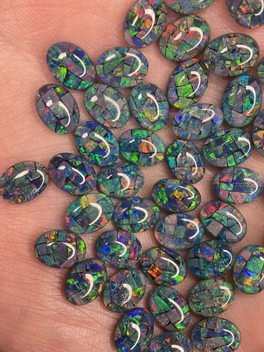 Opal mosaik triplette - mosaik, 1,0