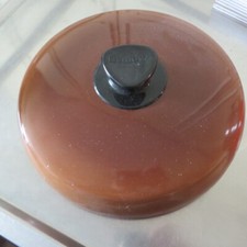 Berndes Deckel für Topf/Pfanne 23,5 - 24cm cm Metall braun  Vintage