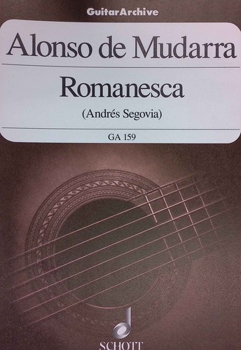 Romanesca gitarren archiv - archiv,