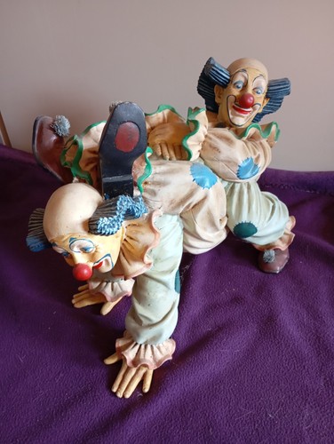 Figur clowns huckepack - clowns, 2