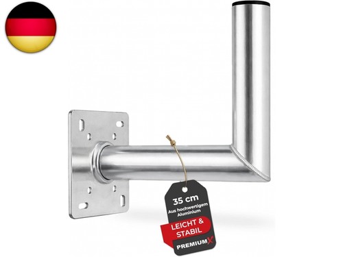 35cm wandhalter aluminium sat - 35cm,