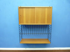 String Wandregal in Ulme von Shelf von Strinning, Kajsa & Nils Nisse 50er Design