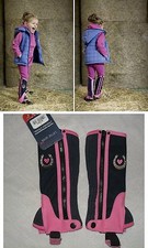 Reitletten Little Sister  Blau Pink  4 , 6 , 8 , 10 und 12 Jahre HKM 8577 NEU