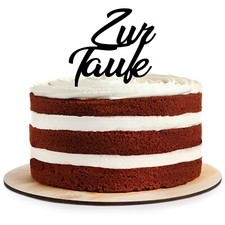 Cake Topper aus Acryl zur