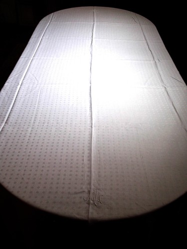 Tischdecke damast 2m80 1m67 - tischdecke,