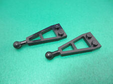 2x LEGO Anhänger Zugdeichsel schwarz Auto Car City  2508  (151224N)