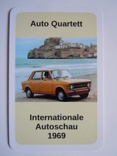 Auto Quartett Internationale Autoschau 1969 komplett neuwertig