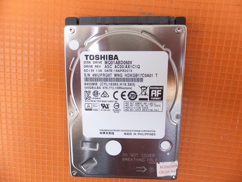 500gb toshiba hdd zoll - 2,5,