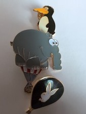 Ballon Pins Play Boy  Bunny, Pinguin und Ottifant