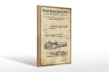 Holzschild Patent 20x30 cm