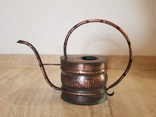 Kupfer gießkanne vintage - kupfer,