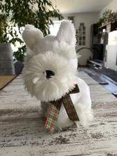 Kuscheltier, Stoff-/Plüschtier, Hund, Weiß 