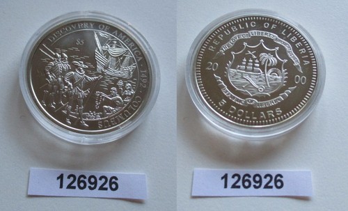 Dollar nickel münze liberia - 5,