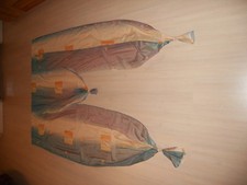 Vorhang grün/orange 1,50mx2,25m