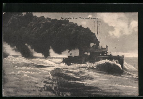 Torpedoboot mit volldampf - mit,