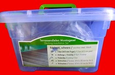 BAUHAUS 100 Schrauben 64 Clipse Edelstahl Gehweg TERRASSE FLIESE Holz Holzfliese