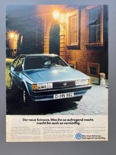VW Scirocco GLi Aufregend vernünftig Oldtimer 1981 Vintage Ad Werbung Reklame