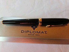 Diplomat Excellence A2,  Füllfederhalter, Feder M,  Lackschwarz Neu