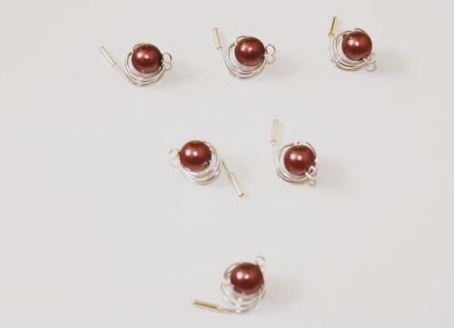 Haarschmuck 6 haarspiralen - haarschmuck,