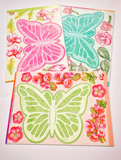 3 Stanzbögen "Schmetterlinge"