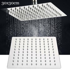 Edelstahl Duschkopf Eckig