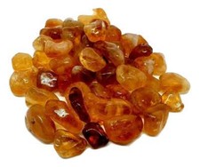 Citrin Trommelstein Echt