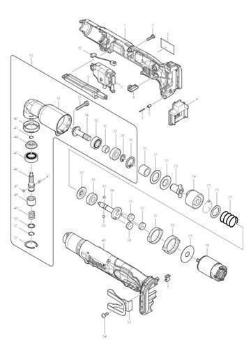 Makita ersatzteile für dtl061 - ersatzteile,
