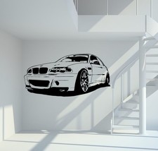 Wandtattoo bmw csl e46 - wandtattoo,