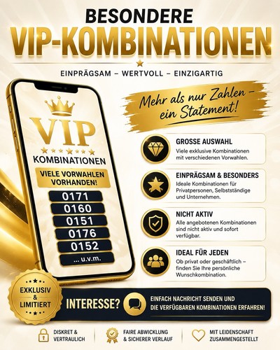 Besondere zahlenkombinationen - besondere,