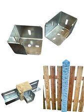 2x Edelstahl Zaunriegelhalter