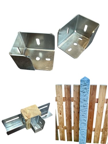 Edelstahl zaunriegelhalter - 2x,