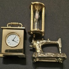 3 tlg. Konvolut Miniaturen aus Messing